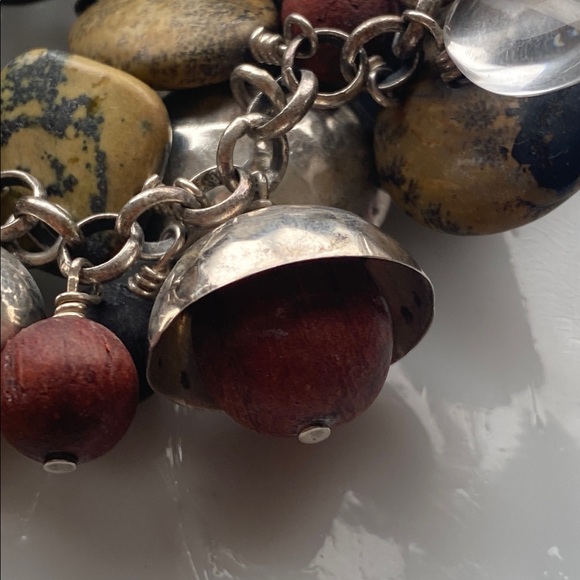 Silpada Multi-Stone and Sterling Bracelet fit up to 7” inch wrist. B2003 - Picture 8 of 10